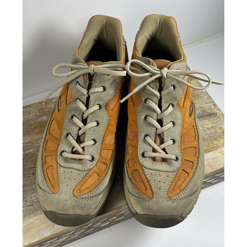 Asolo Urban Shoes Womens Sz 7 Orange/Gray Vibram Climbing Sneakers Trail Hiking